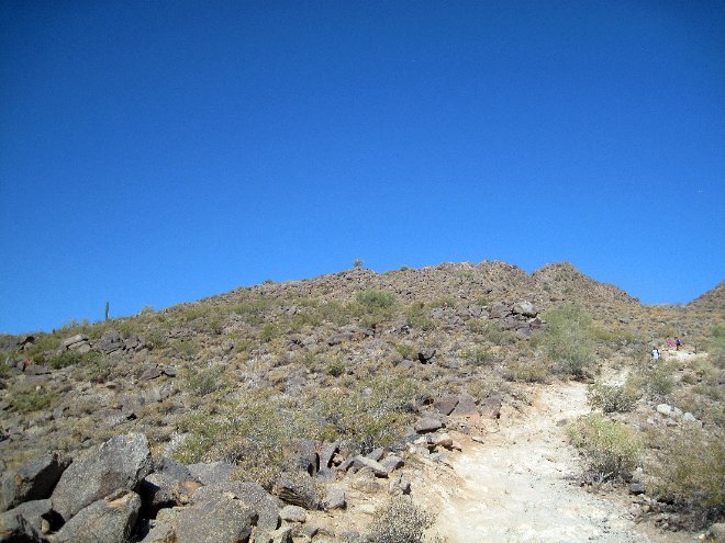 The remaining Saddleback Trail